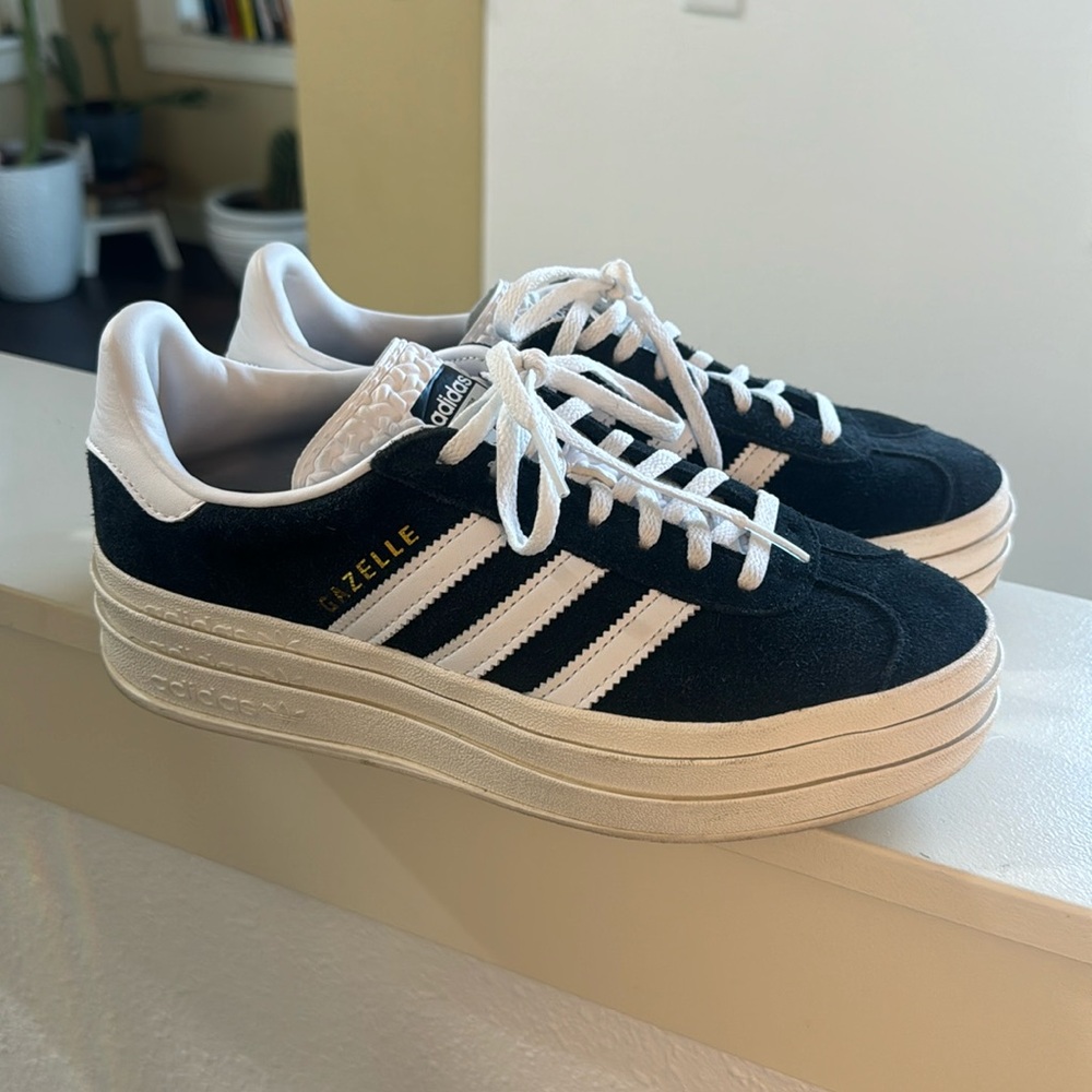 Adidas Gazelle platform shoes